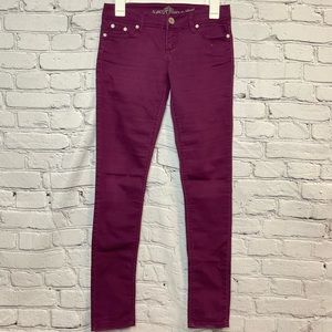 Almost Famous Purple Skinny Jeans